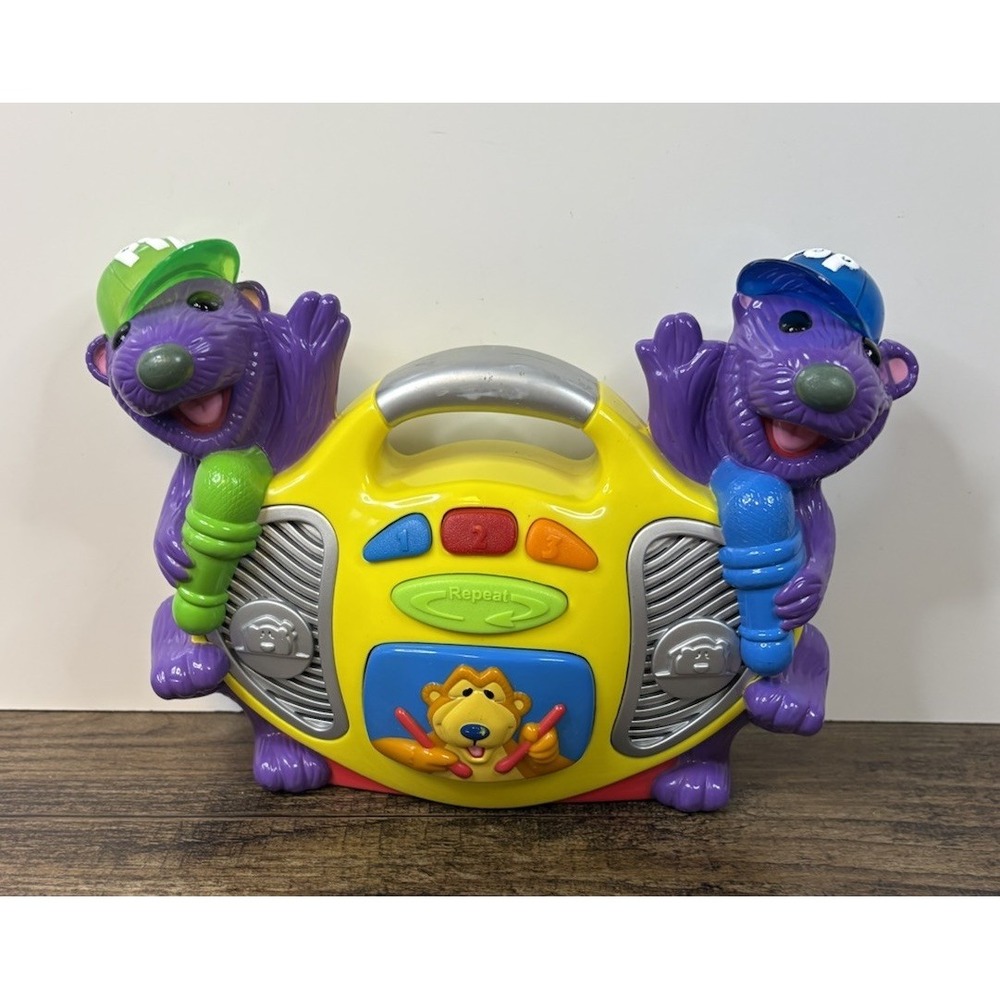 Vintage Bear In The Big Blue House Pip And Pop Rappin Musical Radio